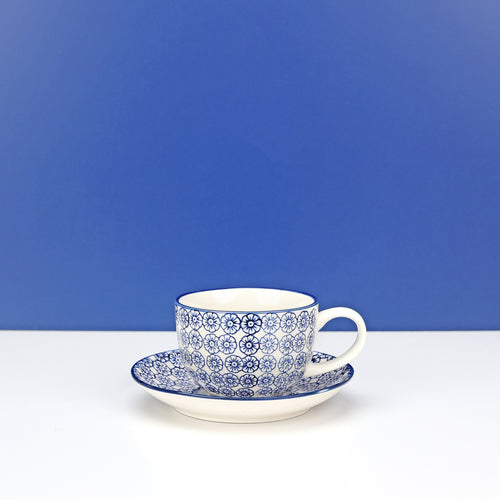 Nicole Spring Blue Cup & Saucer