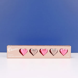 Chocolatier Pink & Mocha Hearts